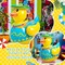 4 FT Cinco de Mayo Inflatable Fiesta Duck – Giant Blow Up Mexican Rubber Duck with Sombrero – Outdoor Lawn, Yard, Garden & Patio Party Decoration – Fiesta Festival Decor – Perfect for Mother's Day Card Making Displays